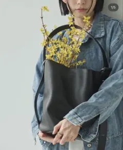 shellyisland ベルトアクセント2wayバケットバッグ