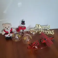 クリスマスオーナメントガラス