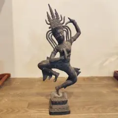 ダンシングシヴァ 銅像 インド美術 ヨガ ヒンドゥー美術 時代物 - メルカリ