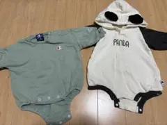 Champion パンダロンパース2点セット　70cmのサムネイル