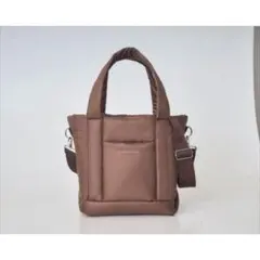 BAYFLOW ベイフロー 収納5ポケット キルティングバッグ BROWN