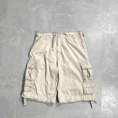 極太 00s OLD NIKE バギーカーゴショートパンツ ワンポイント刺繍ロゴ