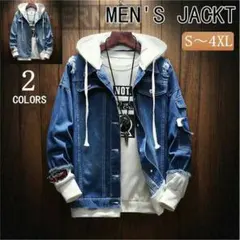 デニムジャケット メンズ レディース 男女兼用 Gシャン ジージャン春秋服