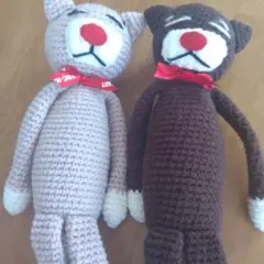 ねこのあみぐるみ