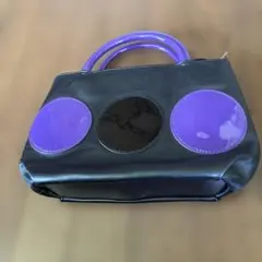 TOKUKO 1er VOL ハンドバッグ ブラック パープルのサムネイル