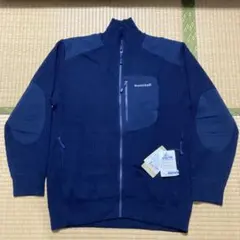 ② モンベル　ミッテルレギ フルジップ セーター 1106634 L ネイビー