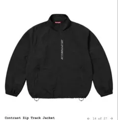 Supreme ブラック トラックジャケット　新品未使用 新品未使用 シュプリーム トラック ジャケット ブラック XL