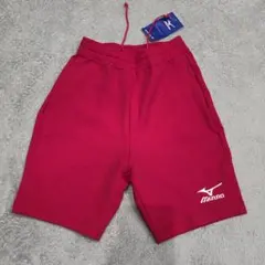 【未使用】Mizuno　ミズノ　ハーフパンツ　M　赤　陸上　マラソン　ランニング