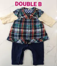 2点セット売り＊　ロンパース　ダブルビー　ミキハウス　　ベビー