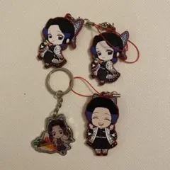 鬼滅の刃 胡蝶しのぶ　ストラップ 4個セット