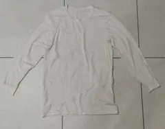 ユニクロ　ヒートテック　メンズ　クルーネック　ホワイト　М