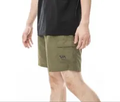 SALE‼️美品RVCA カーゴショーツ ハーフパンツ オリーブ L ナイロンのサムネイル