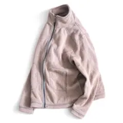 90s usa古着 10,000ft フリースジャケット ベージュ