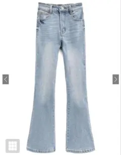 GRL ハイウエストフレアデニムパンツ cu498