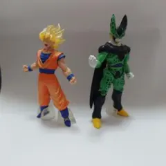 ドラゴンボール ガチャ フィギュア 孫悟空 セル 2体セットのサムネイル