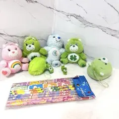 新品・CareBears ケアベア クリスマス ぬいぐるみマスコット 4個セット