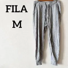 ◎FILA フィラ【M】グレー ジョガーパンツ スウェットパンツ レディース 冬