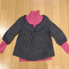 ボーダー　カットソー　プルオーバー