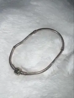 PANDORA 19cmシルバーボールブレスレット ツイストブレスレット - メルカリ