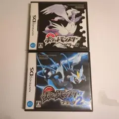 ポケットモンスター ホワイト2 ブラック2 セット 3ds(マリオ)バラ売り