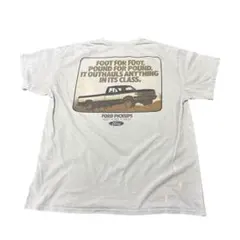Tシャツ　フォード　企業　バックプリント　ブルー　L 古着　8sbのサムネイル