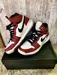 激レア　ナイキ ジョーダン1 レトロ ゴルフ クリート シカゴ　ファーストモデル ナイキ エアジョーダン1 レトロ ゴルフ クリート シカゴ - メルカリ