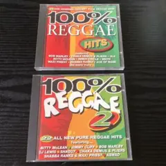 100% REGGAE HITS 1.2 CD2枚セット レゲエ