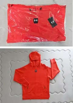 (044)【UNDER ARMOUR】長袖スウェットパーカー XL