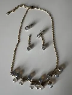 Swarovski ネックレスとピアスセット