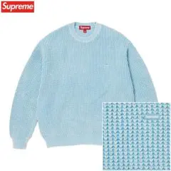 お*ぴ様 Supreme Washed Small Box Waffle Swe supreme Washed Small Box Waffle Sweater - メルカリ