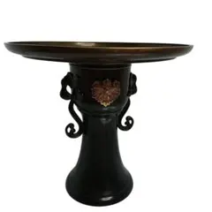 美品】未生流 薄端 1尺 五七の桐紋 唐金製 花器 生け花 華道 - メルカリ