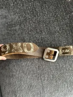 ブラウン レザー ベルト 調整可能