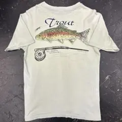 90’s 魚Tシャツ　シングルステッチ　USA製