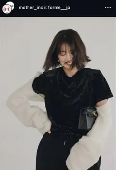 【美品】Mother FORME ベロアTシャツ サイズフリーのサムネイル
