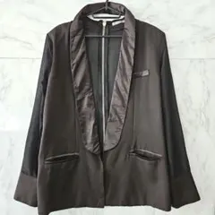 【美品】背中、袖部分シースルー　ジャケット　サイズF　大きめ