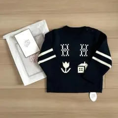 新品_house on the hill_100サイズ_KNIT_NAVY