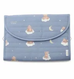 【Lサイズ】ジェラートピケ ドリーミーベア柄母子手帳ケース 大きいサイズ