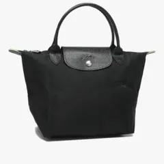LONGCHAMP ブラック ハンドバッグ LE PLIAGE グリーン