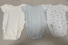 ユニクロ　メッシュロンパース肌着3点セット90