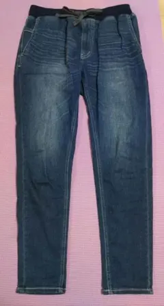 美品　AZUL BY MOUSSY デニムジョガーパンツ　ブルー