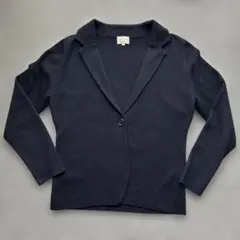 Emma James ダークネイビーニットジャケット