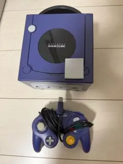 Nintendo GAMECUBE 本体 バイオレット コントローラー付