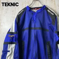 TEKNIC テクニーク バイクウェア レーシングジャケット ブルーアメリカ古着
