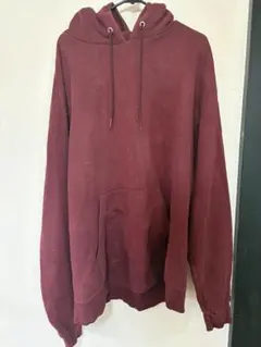 Champion XL バーガンディ パーカー