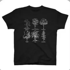 Utheme bamboo Tシャツ　ブラック　短丈