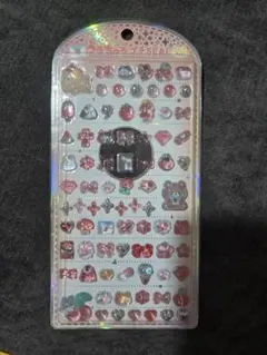 正規品　新品未使用　♡うるちゅるプチシール　レッド