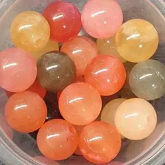 B179　ソルトソースアゲート　塩源瑪瑙　8〜8.5ミリ