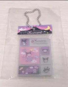 サンリオキャラクターズ　タイルシール　ミニチュアチャーム　クロミ