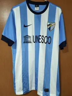 新品未使用 NIKE 2013-14 マラガCF ユニフォーム 水色 白 L 新品未使用 NIKE 2013-14 マラガCF ユニフォーム 水色 白 L