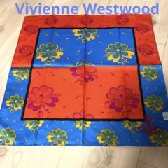 Vivienne Westwood 刺繍ロゴコットン　バンダナ　大判ハンカチ